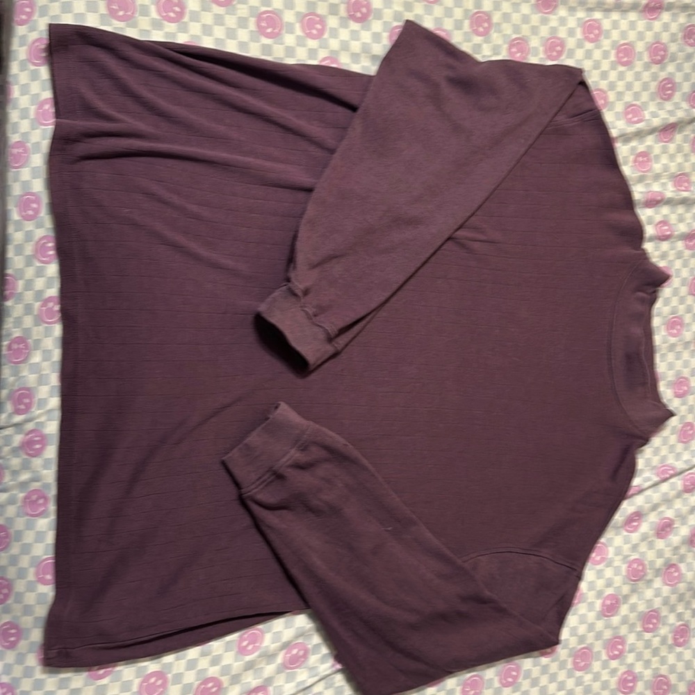 THRIFTED purple long sleeve sweater